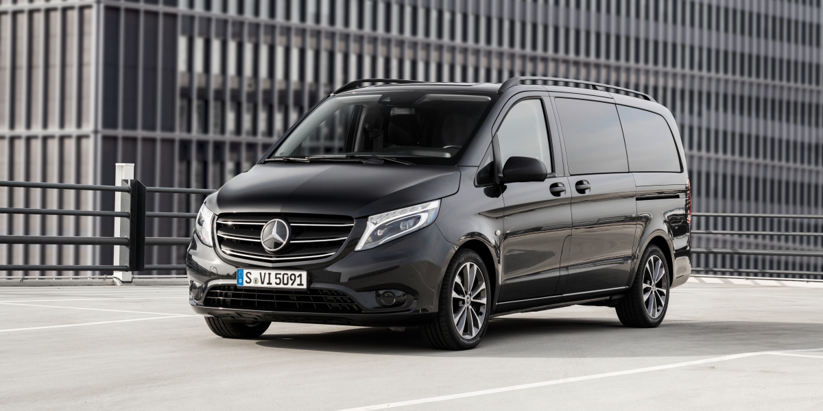 Black Mercedes-Benz Vito
